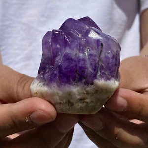 202G Natural Amethyst Cluster Quartz Crystal backbone mineral Specimen Healing - Imagen 1 de 12
