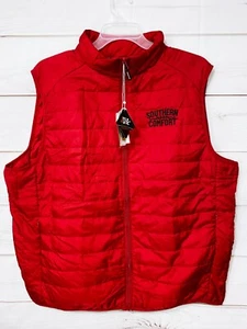Core 365 Warm Logik Mens Vest Sz XL Red Southern Comfort Full Zip Lined Pockets - Picture 1 of 11