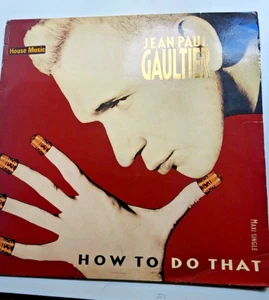 JEAN PAUL GAULTIER VTG CLOTHING "HOW TO DO THAT " 1989 RARE! LP RUNWAY MUSIC - Picture 1 of 3