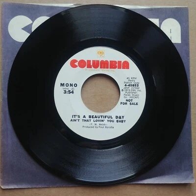 IT'S A BEAUTIFUL DAY Ain't That Lovin You Baby PROMO 45 7" POP ROCK Record Vinyl - Image 1 of 2