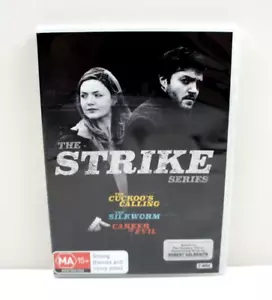 The Strike Series DVD Cuckoo's Calling The Silkworm Career of Evil Region 4 PAL - Picture 1 of 9