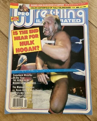 Pro Wrestling Illustrated ~ June 1988 ~ Is The End Near For Hulk Hogan? Foto 1 de 4