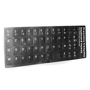 French Keyboard Sticker Replacement Keyboard Sticker For Desktop Pc Laptop A HEN - Picture 1 of 22