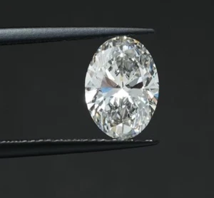 IGI Certified 1.50 Carat Oval Cut Loose Lab Grown Diamond E Color VS1 - Picture 1 of 10