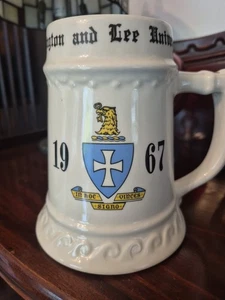Vtg Name "MAC" 1967 Washington & Lee Lexington VA Virginia Stein Beer Bar Mug - Picture 1 of 5