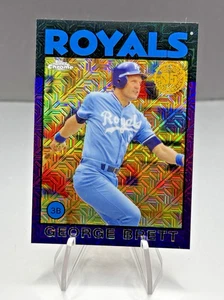 GEORGE BRETT 2021 Topps Chrome Mojo Refractor /75 # 86BC-48 Royals SP HOF Retro - Picture 1 of 3