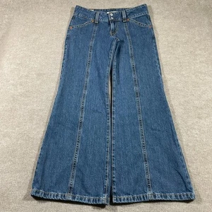 Levis Premium Noughties Bell Denim Jeans Womens Size 29 Bootcut Flare Dark Wash - Zdjęcie 1 z 11