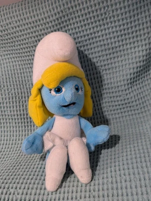 Kellytoy 2013 Peyo The Smurfs SMURFETTE 9" Plush Stuffed Animal Soft Toy - Image 1 of 4
