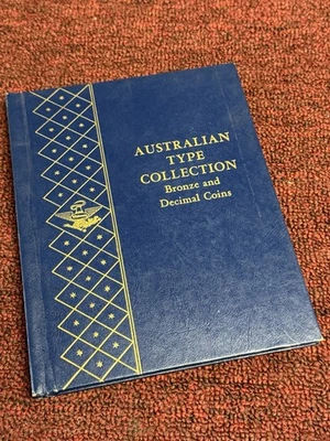 ** AUSTRALIA  TYPE  COLLECTION  WHITMAN ALBUM  EMPTY FOR COLLECTOR ** - Image 1 of 4