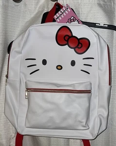 Sanrio Hello Kitty Rucksack Rot und Weiß Neu - Bild 1 von 2
