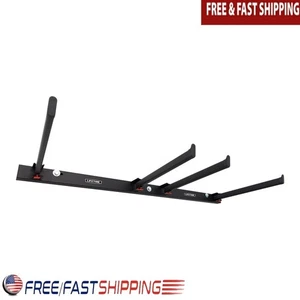 Wall-Mounted Chair Rack Holds 8-10 Folding Chairs Durable Steel Storage Solution - Picture 1 of 9