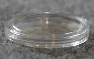 U.S. Mint Issued Large Dollar Curved Capsule For Commemorative Silver 1$ 38mm - Picture 1 of 1