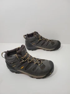 Keen Utility Steel Toe Black Gray Alloy Toe Waterproof Work Ankle Boots Men 12EE - Picture 1 of 6