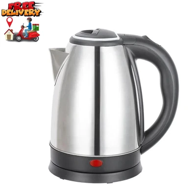 Portable 2.0L Smart Electric Kettle Quick Boil Stainless Steel Hot Water - Image 1 of 4