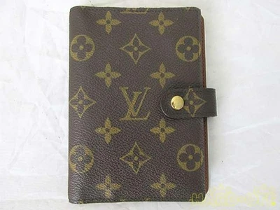Louis Vuitton Authentic 14.5 cm Notebook Cover Monogram Canvas Agenda PM Brown - Image 1 of 4
