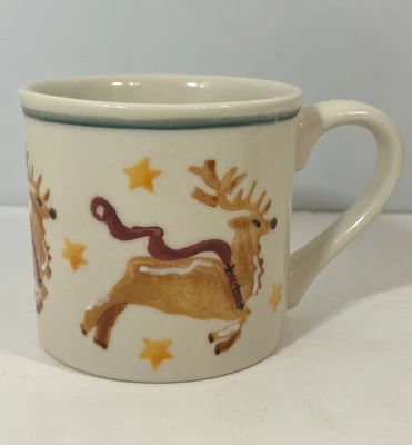 Taza de Navidad Up on the Roof Top Noble Excellence Hartstone EE. UU. Foto 1 de 4