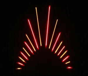 Custom Dynamics TF100RS TruFLEX LED Rojo/Humo 100 Tira LED - Imagen 1 de 1