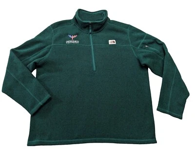 The North Face Sweater Mens XXL Green 1/2 Zip Pullover Fleece Inner Embroidered - Image 1 of 4
