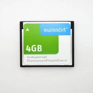 Swissbit 4GB Industrial Compact Flash Card SFCF4096H1BO2TO-I-D1-543-ALU - Picture 1 of 2