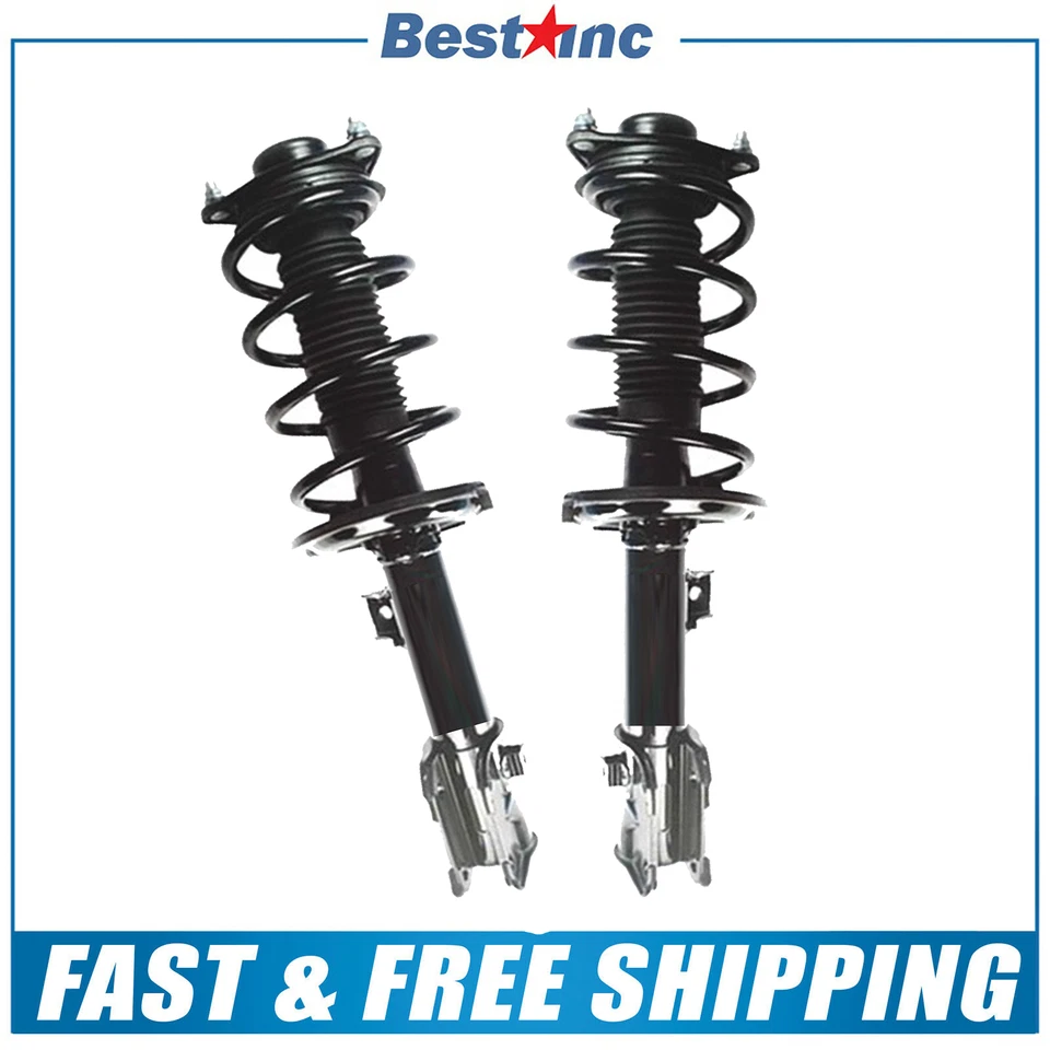 Front Pair (2) Complete Strut Assembly for 2013-2018 Hyundai Santa Fe Foto 1 de 4