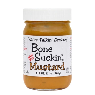 Mostaza dulce/picante Bone Suckin’®, 12 oz. Botella de vidrio Foto 1 de 4