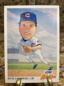 1991 Score Ryne Sandberg Chicago Cubs #665