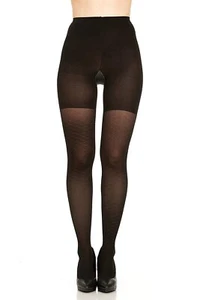 Spanx Womens Tights Tight-End Patterned Diamond Foil 951 Black Size B - Picture 1 of 3