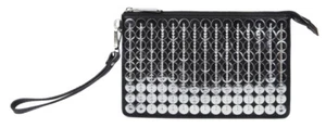 Michael Kors Women's Black Silver Daniela Medium Sequin Wristlet Wallet Ret $14 - Picture 1 of 2