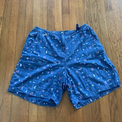 VTG Koret City Blues Womens Blue Shorts Patriotic 4th Of July Picnic Novelty 20 - Image 1 of 4