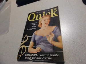 Quick News Weekly Magazine NOV 17 1952. SOME DAMAGE SO ONLY 1.95  - Picture 1 of 4