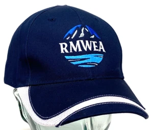 RMWEA Hat-Strapback-Blue-Rocky Mountain Water Environment Association-Ball Cap - Picture 1 of 5