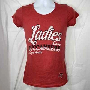 Reebok Tampa Bay Buccaneers Womens Medium Ladies Love Buccaneers Graphic T Shirt - Picture 1 of 11