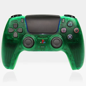 DS4 Green Crystal Killscreen Clear Green Retro PS5 Sony DualSense Controller - Picture 1 of 7