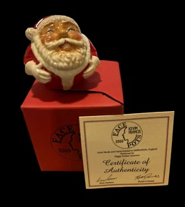 Kevin Francis Face Pot 2003 SANTA Ho Ho Ho - Signed By Artist & COA - Picture 1 of 6