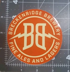 BRECKENRIDGE Brewing Co. Sticker ~NEW! Craft Beer Brew Brewery Logo Decal - Picture 1 of 2