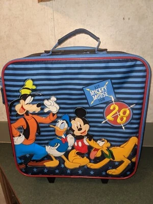 Maleta Disney Mickey And Friends con asa ajustable enrollable 13x15 Foto 1 de 4