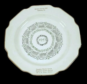Vintage Advertising 1953 Calendar Plate Erb Electric Kutztown PA Bendix Maytag - Picture 1 of 6
