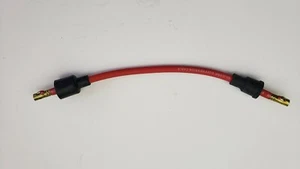 Botas rectas con alambre bobina 8 mm 12" ROJO núcleo espiral Packard cable puntas gorra EE. UU. - Imagen 1 de 1