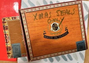 2 Vintage Wooden Cigar Boxes 1899 And 1950 - Picture 1 of 18