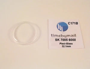 Watch Crystal For SEIKO 7005 6000 DIAMATIC UFO Plexi-Glass New Spare Part C171B - Picture 1 of 1
