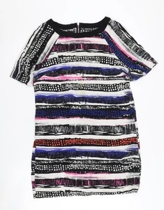 Warehouse Women's Multicoloured Shift Dress Size 12 - Picture 1 of 12