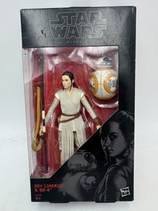 STAR WARS " REY (JAKKU) & BB-8 " THE BLACK SERIES HASBRO - Picture 1 of 1