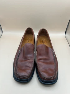 Cole Haan Men’s NikeAir Leather Brown Slip On Loafers Shoes Size 12M - Picture 1 of 7
