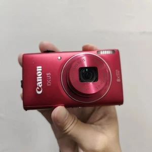 Canon PowerShot IXUS 140/ELPH 130 IS/IXY 110F 16MP Digital Camera Red 8x Zoom - Picture 1 of 17