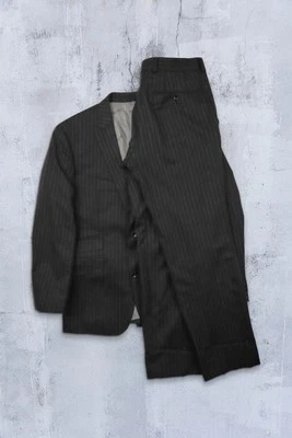 Aquascutum Classic Striped Suit  (Blazer + Trousers)  Size: L / 32 - Image 1 of 4