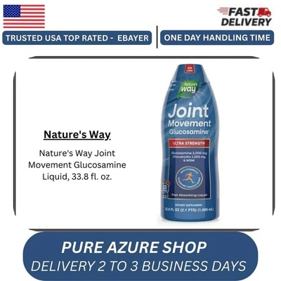 Líquido de glucosamina Nature's Way Joint Movement, 33,8 fl. oz. Foto 1 de 4