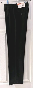 IZOD Boys Dress Black PANTS uniform size 10 Slim. New With Tags. - Picture 1 of 7