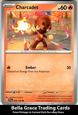 Charcadet #039/198 SV01: Scarlet & Violet Base Set Pokemon Common - Image 1 of 2