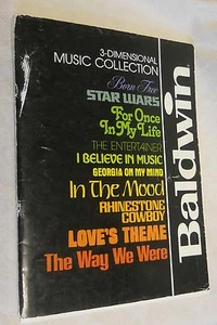 Sheet Music: Baldwin 3-Dimensional Music Collection (1980, Paperback - Picture 1 of 6