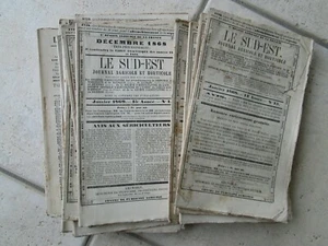 LE SUD-EST journal agricole et horticole. Grenoble, 1868/1870. - Picture 1 of 12